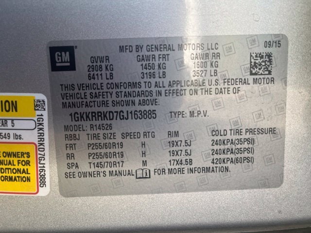 2016 GMC Acadia SLT-1