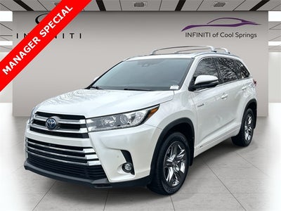 2019 Toyota Highlander Hybrid Limited Platinum