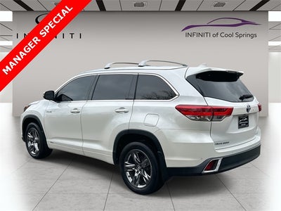 2019 Toyota Highlander Hybrid Limited Platinum