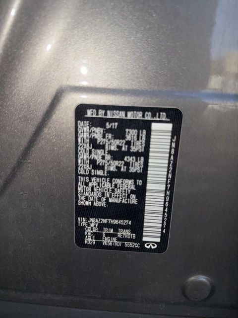 2017 INFINITI QX80 Base