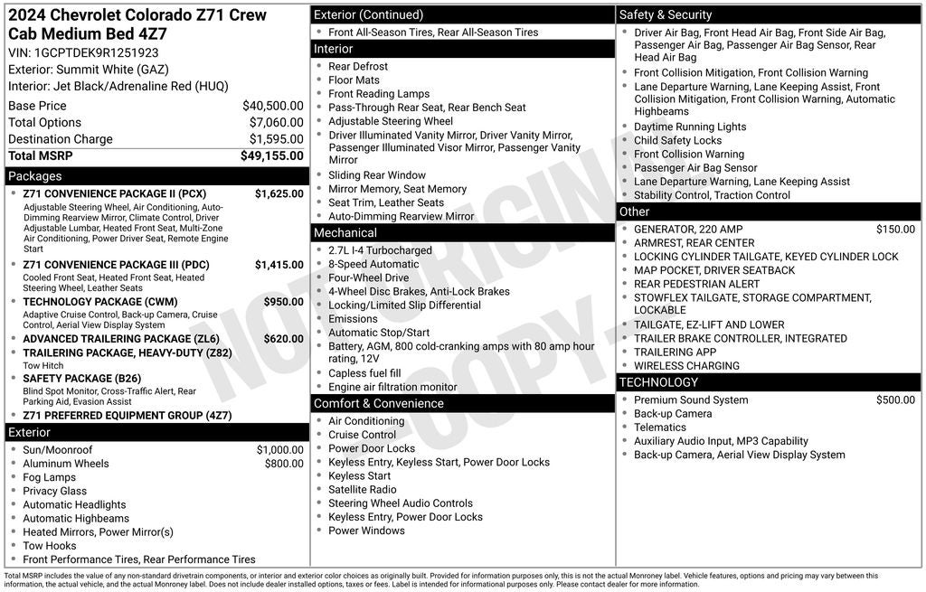 2024 Chevrolet Colorado Z71