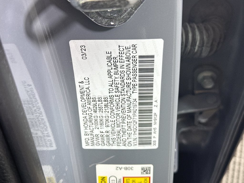 2023 Honda Accord Hybrid Sport-L