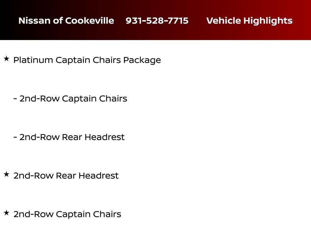 2024 Nissan Pathfinder Platinum