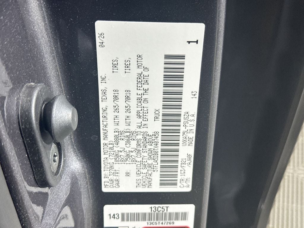 2026 Toyota Tundra SR5