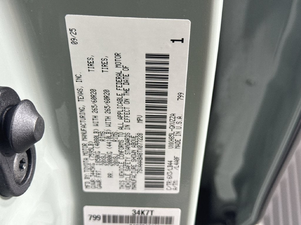 2026 Toyota Sequoia 1794 Edition