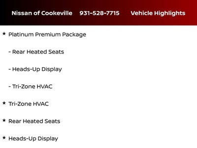 2023 Nissan Rogue Platinum