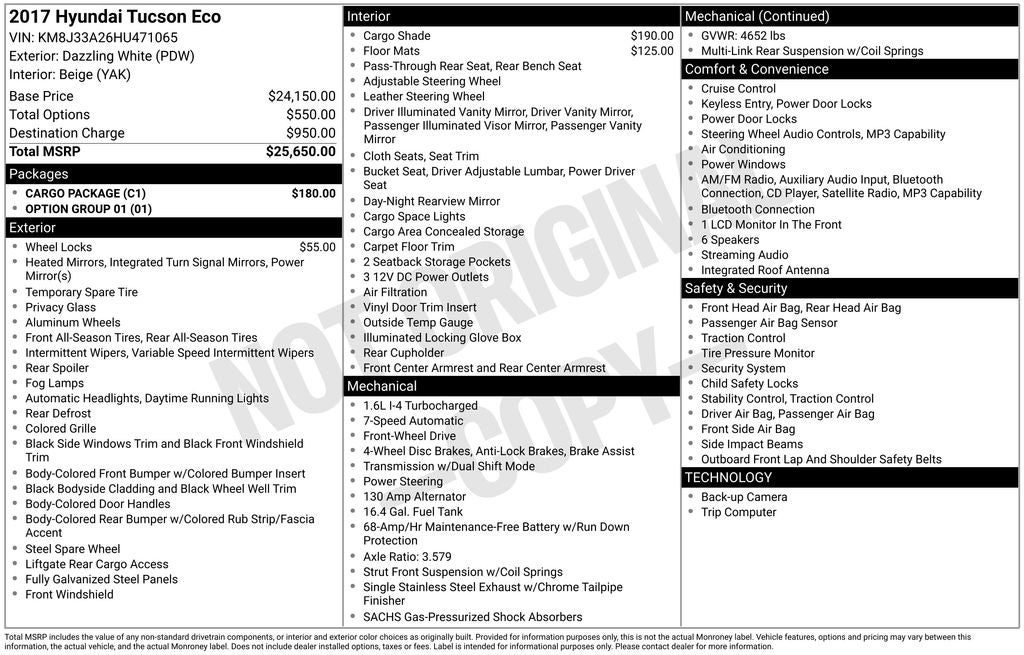 2017 Hyundai Tucson Eco