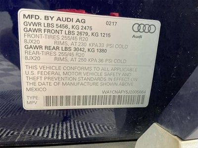 2018 Audi Q5 2.0T Prestige quattro