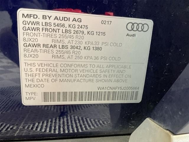 2018 Audi Q5 2.0T Prestige quattro