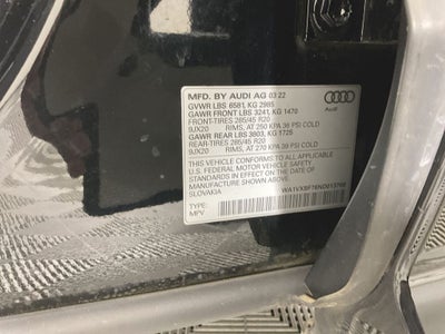 2022 Audi Q7 55 Prestige quattro