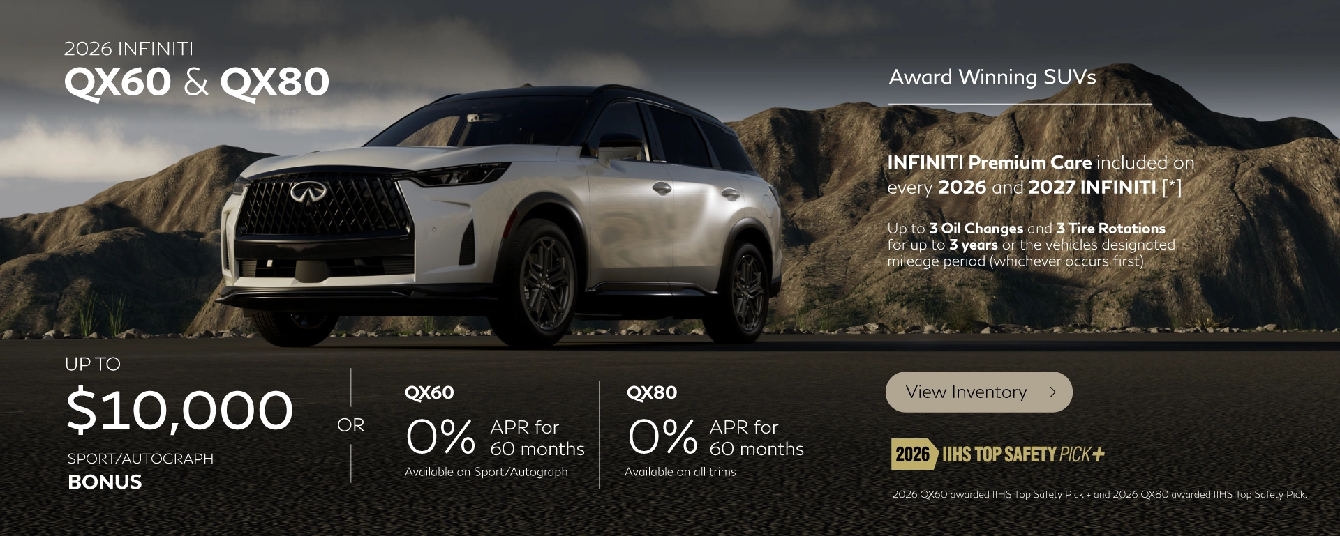 SD 2026 QX60 and QX80 June